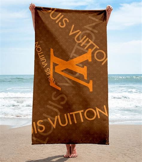 louis vuitton bath towel.